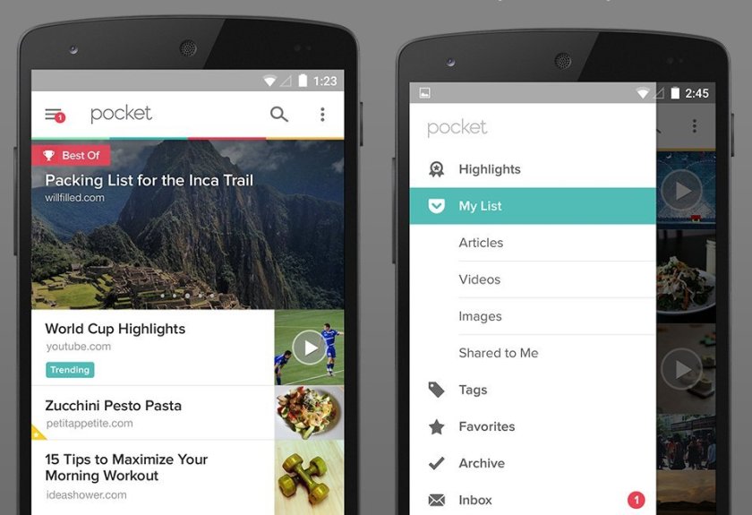 Pocket lets you save articles to read offline later — on any device.