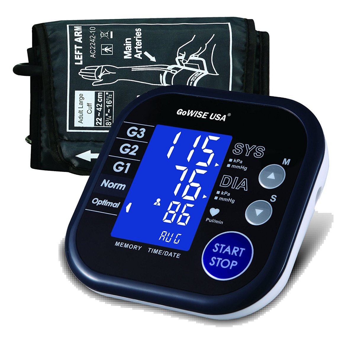 GoWISE USA Digital Blood Pressure Monitor $19.95 | Deals Of The Day