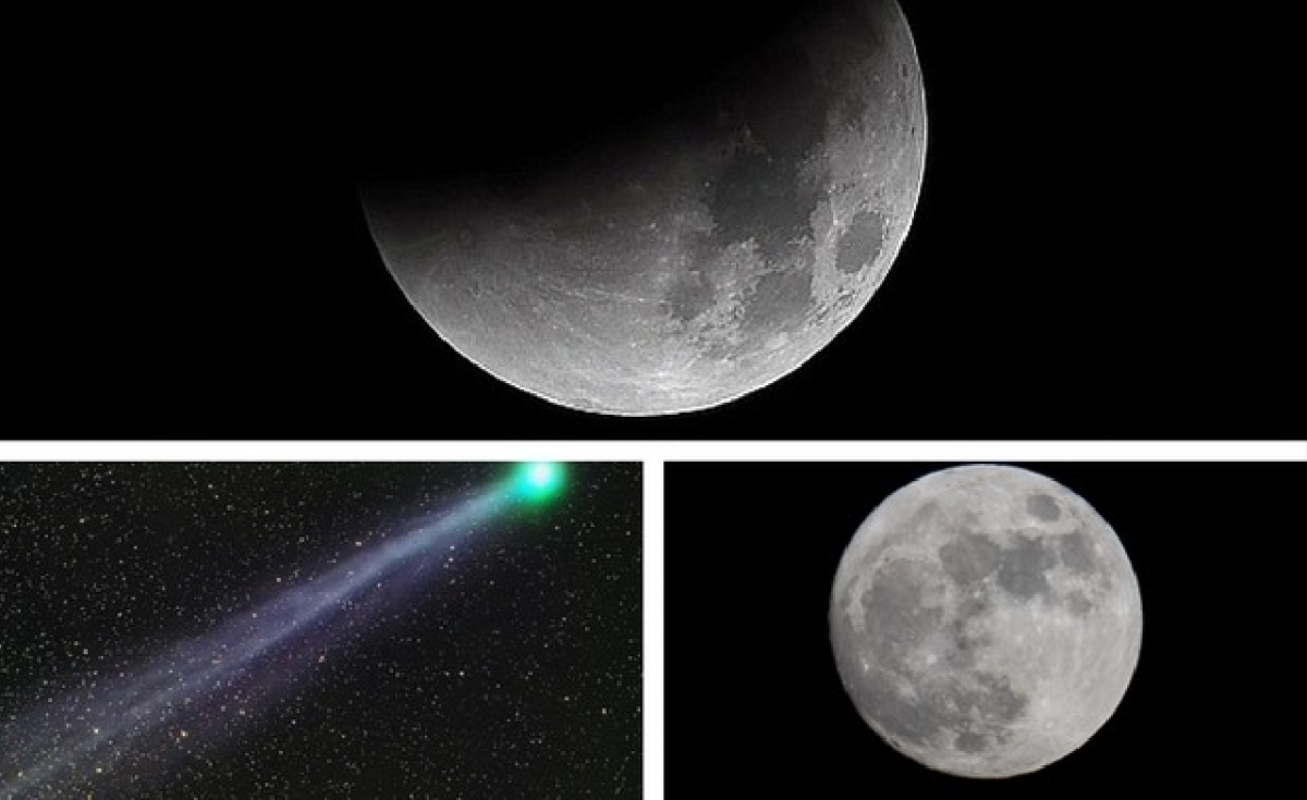 Look Up Friday! Green Comet and Snow Moon Eclipse Team Up for Skywatchers