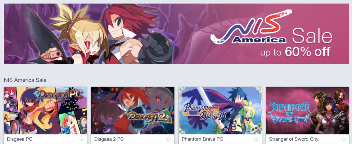 EGaming, the NIS America Sale is LIVE in the Humble Store!