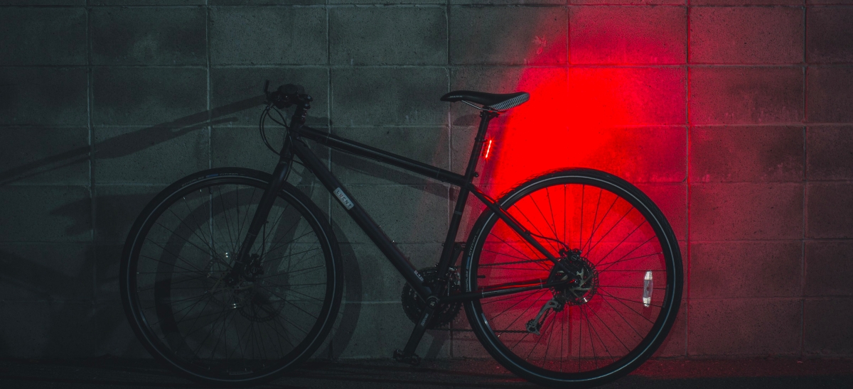 An Intuitive bike light, made from aircraft grade aluminum.