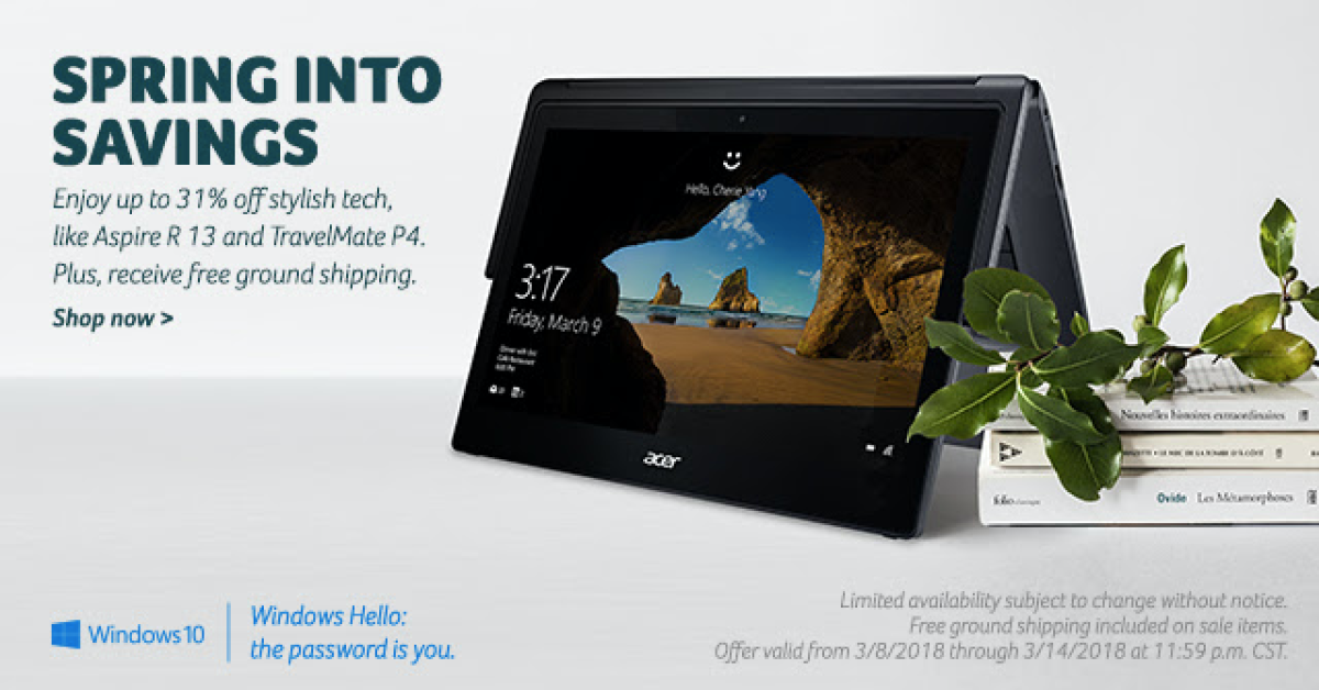 Acer Online Store | Spring Forward Sale!