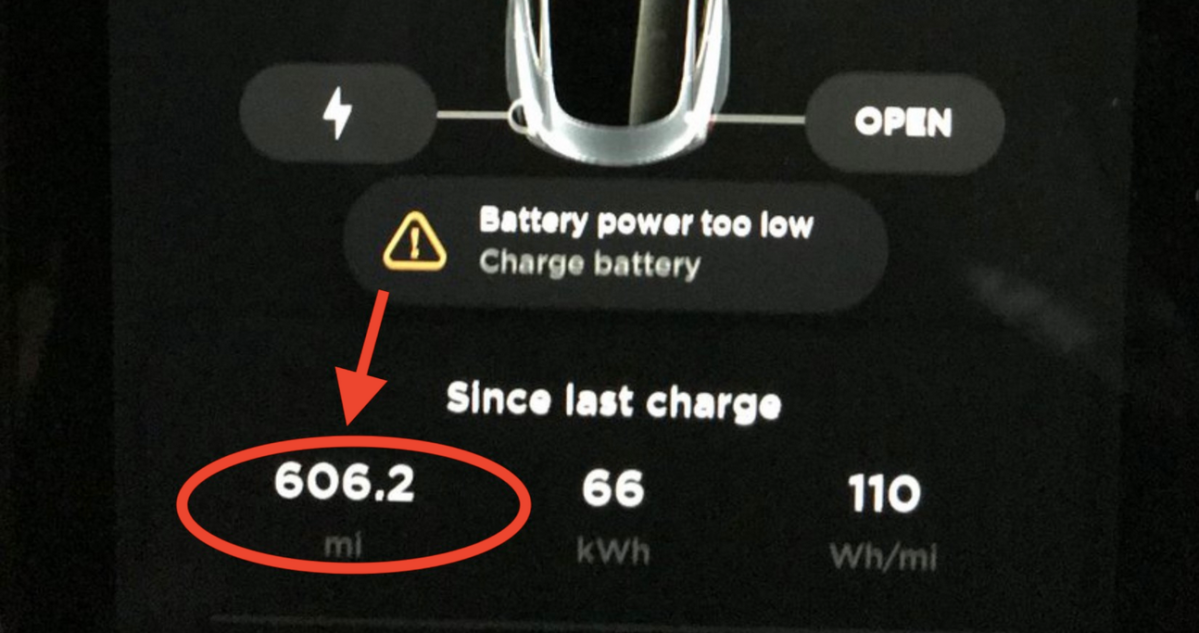 Tesla Model 3 travels 606 miles on a single charge in new hypermiling record