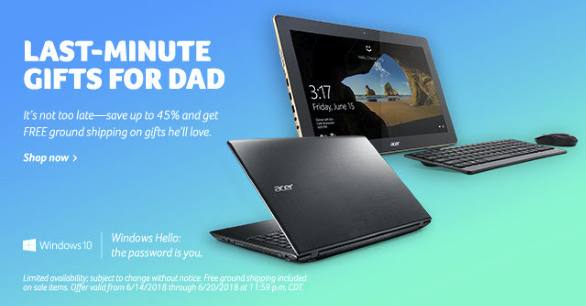 Acer Online Store | Still Time to Find the Perfect Gift for Dads & Grads!