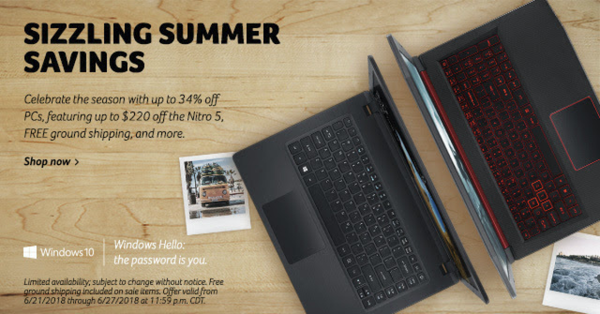 Acer Online Store | Sizzling Hot Summer Deals!