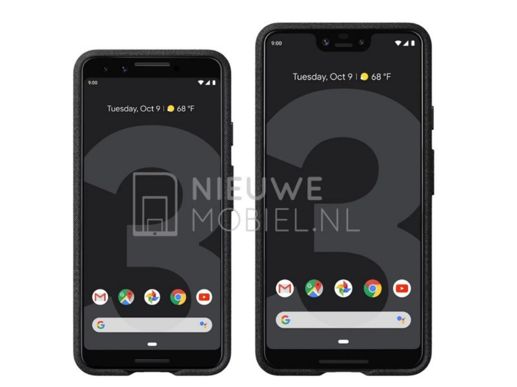 More new renders show the Google Pixel 3 and 3XL with their screens off